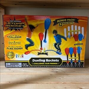 NEW Stomp Rocket Dueling Rockets - BONUS Pack w/12 Rockets STEM Toy